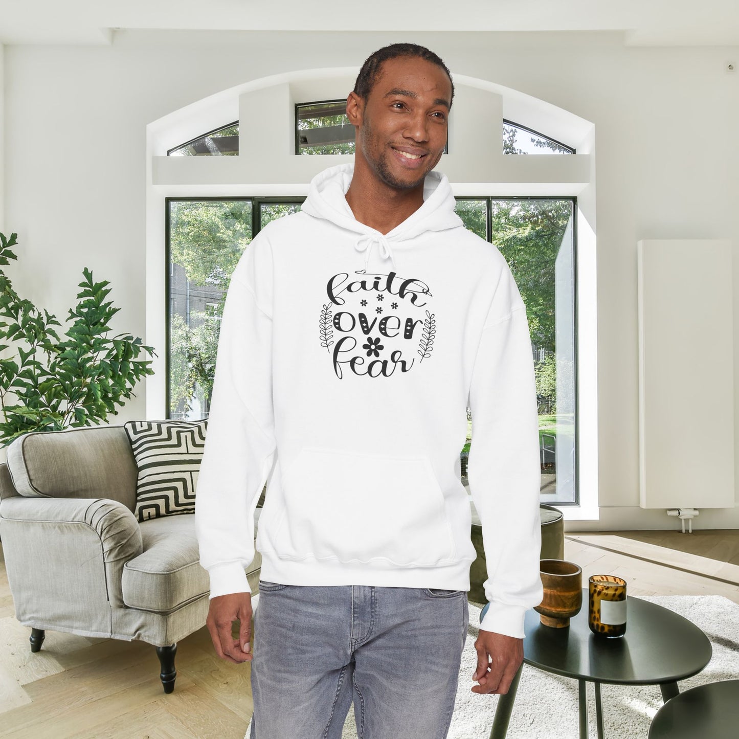 Faith Over Fear Heavy Blend™ Hooded Sweatshirt