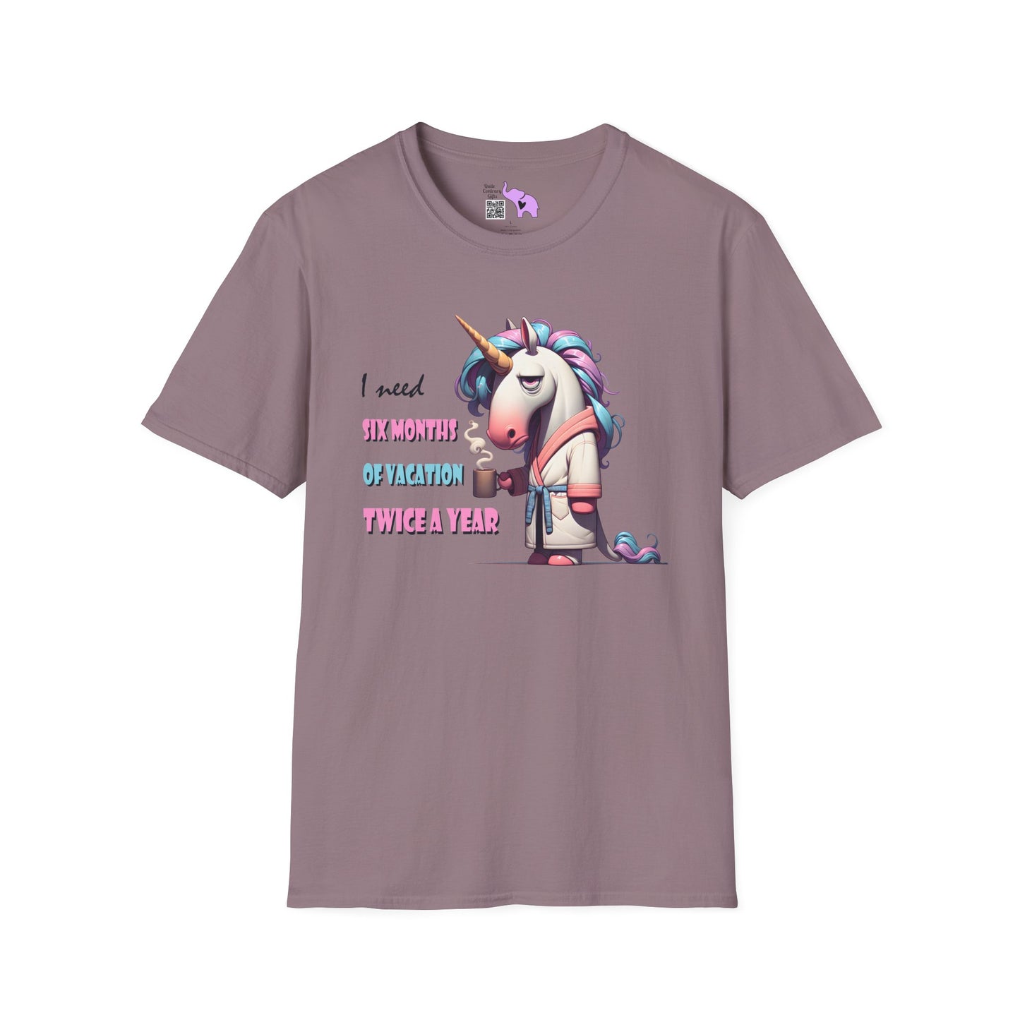 I Need 6 Months of Vacation Twice a Year Adult T-shirt