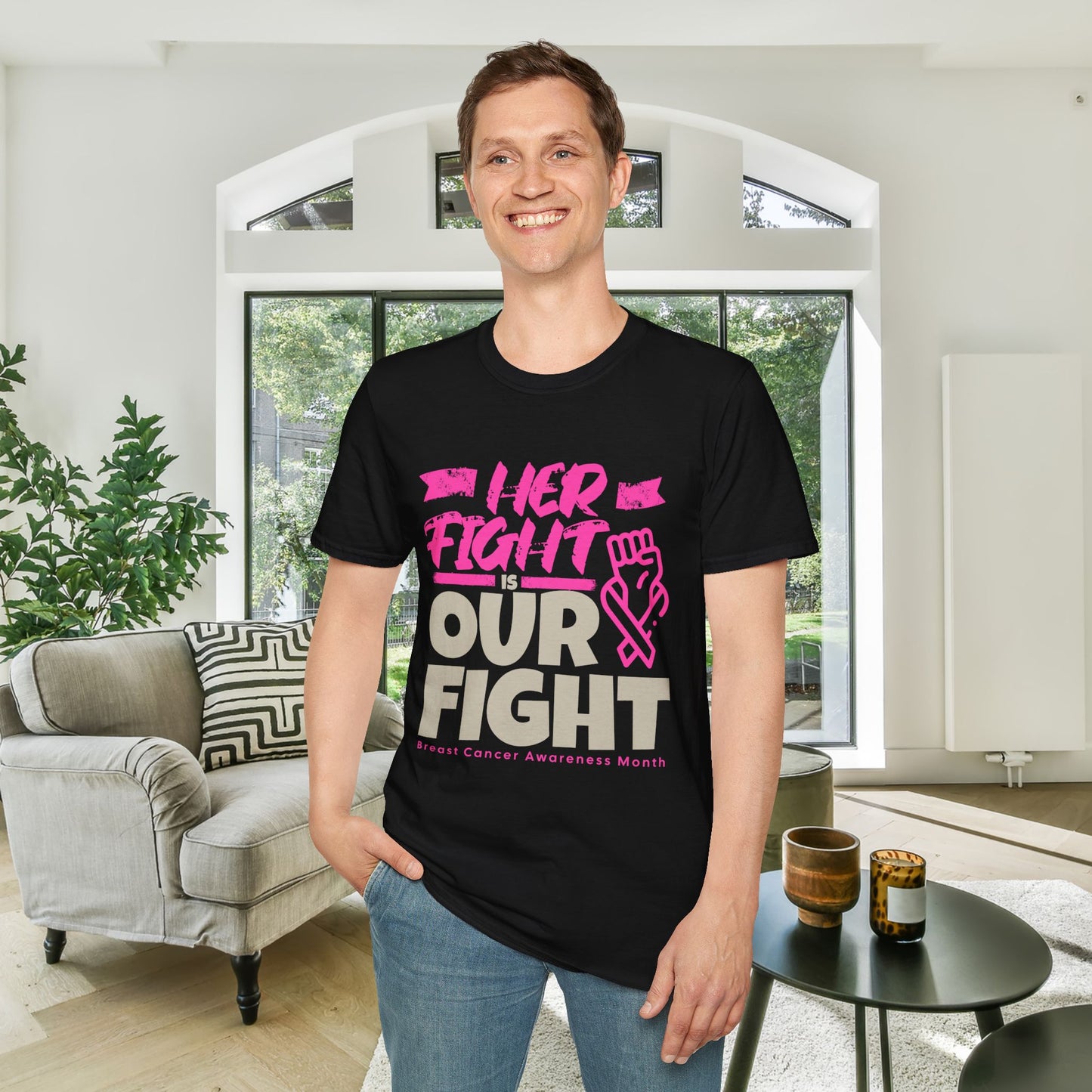 Her Fight is Our Fight Adult Unisex Tshirt