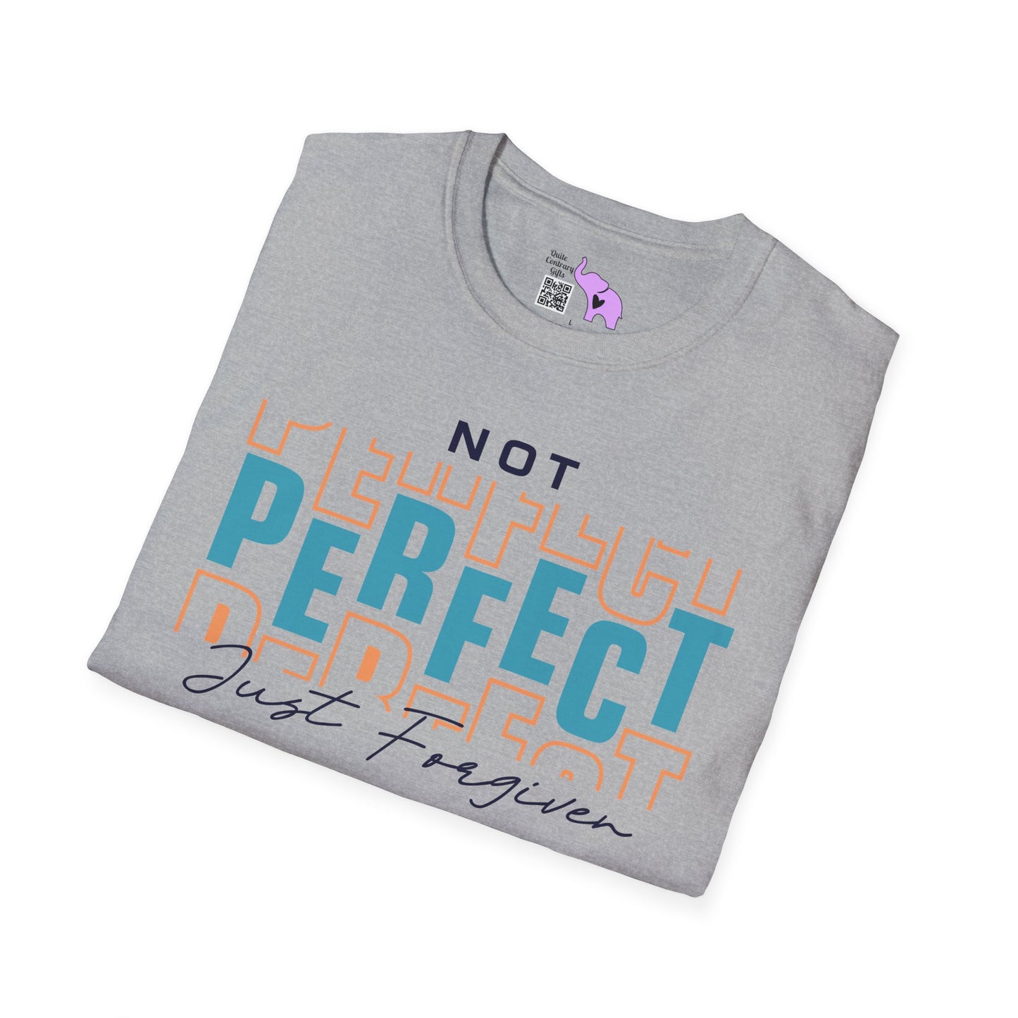 Not Perfect Just Forgiven Adult T-shirt