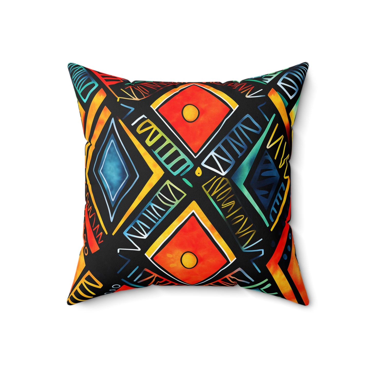 Abundance Rhythm Throw Pillow