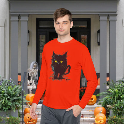 Black Kitten Adult Long Sleeve Tee