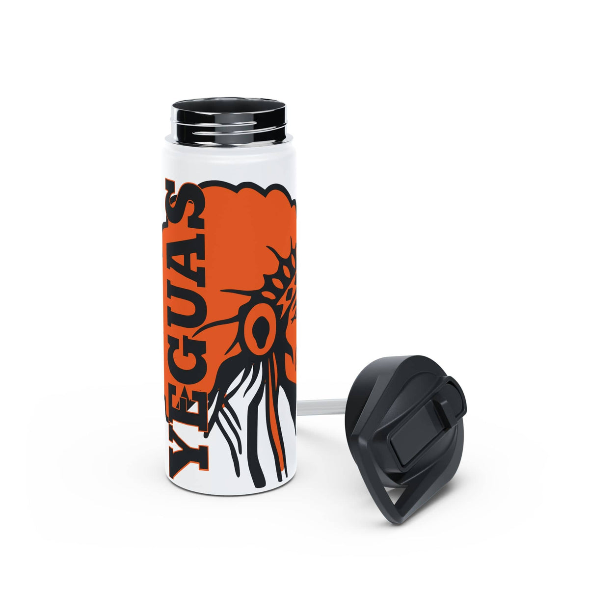 Somerville Yeguas Mascot Stainless Steel Water Bottle