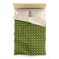 Pistachio Pinwheels Microfiber Duvet Cover
