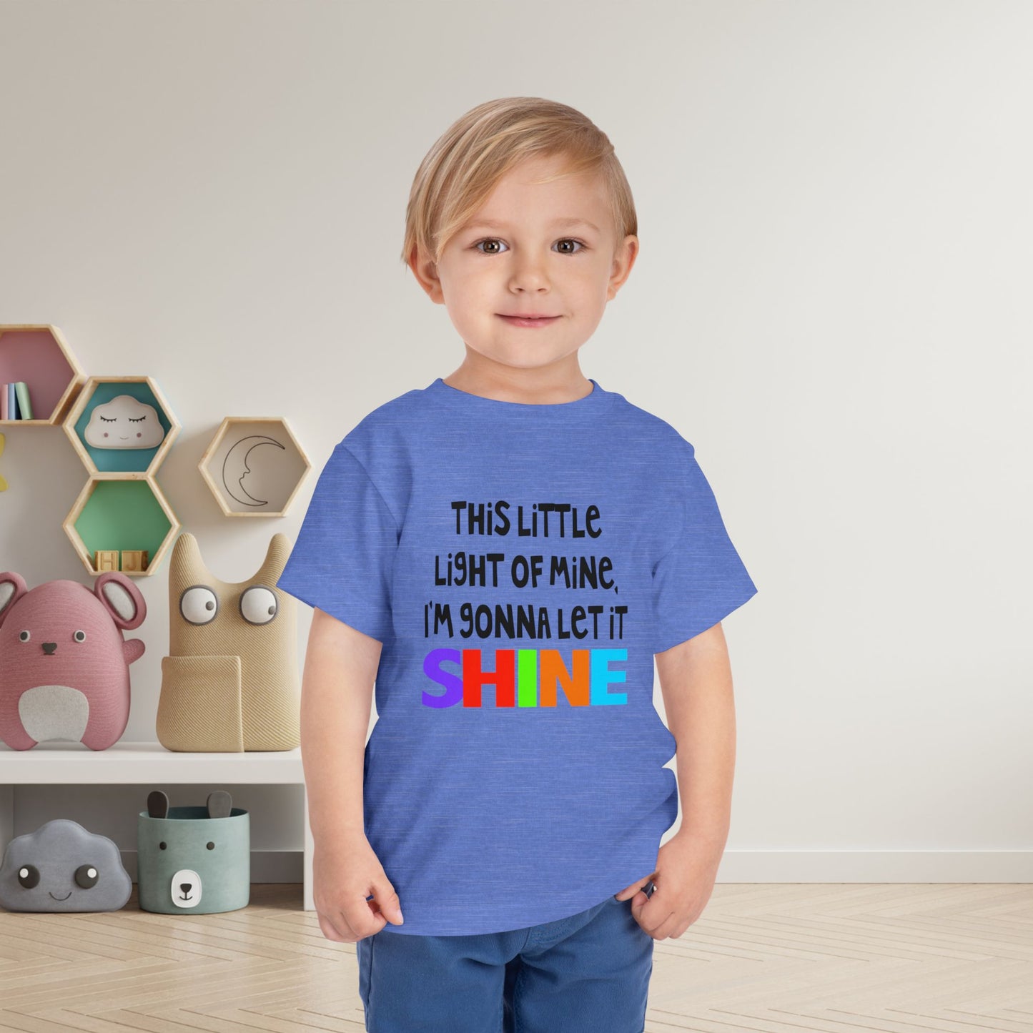 This Little Light of Mine I'm Gonna Let It Shine Toddler Tee