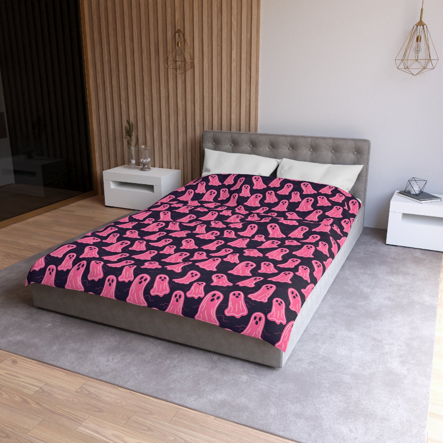 Boo Crew Microfiber Duvet Cover