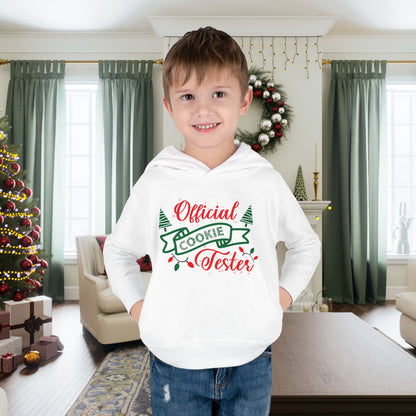 Official Cookie Tester Toddler Pullover Fleece Hoodie