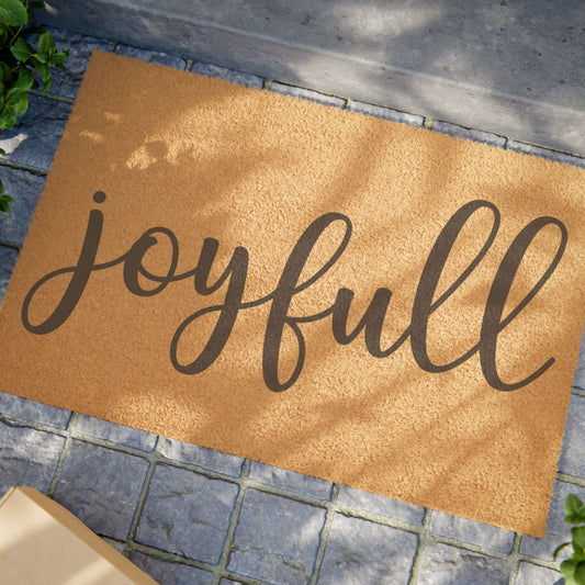 Joyfull Coconut Fiber Doormat