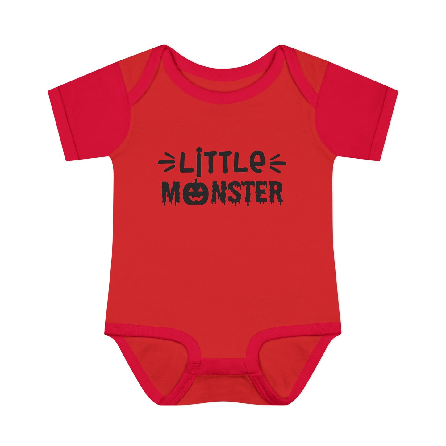 Little Monster Infant Baby Rib Bodysuit