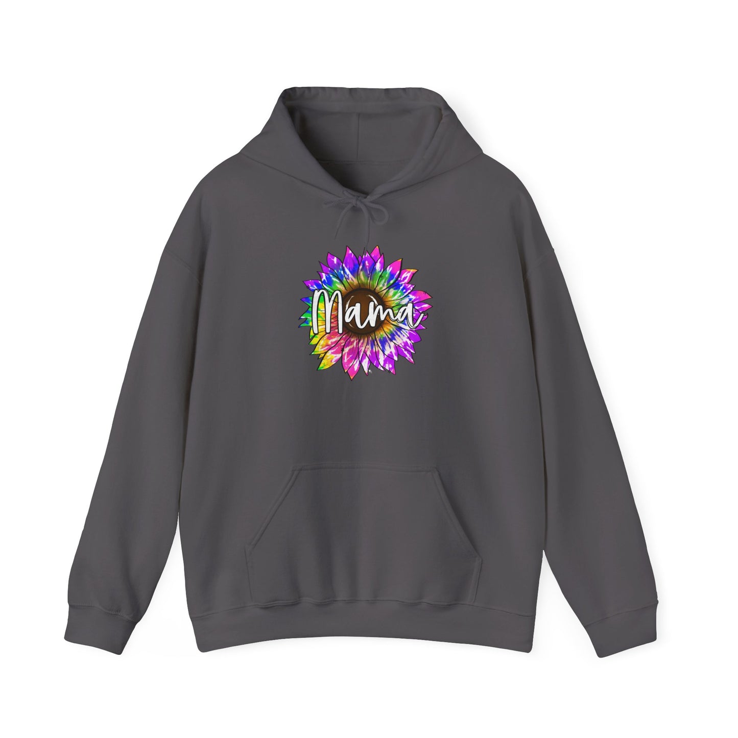 Mama Tie Dye Sunflower Heavy Blend™ Hooded Sweatshirt