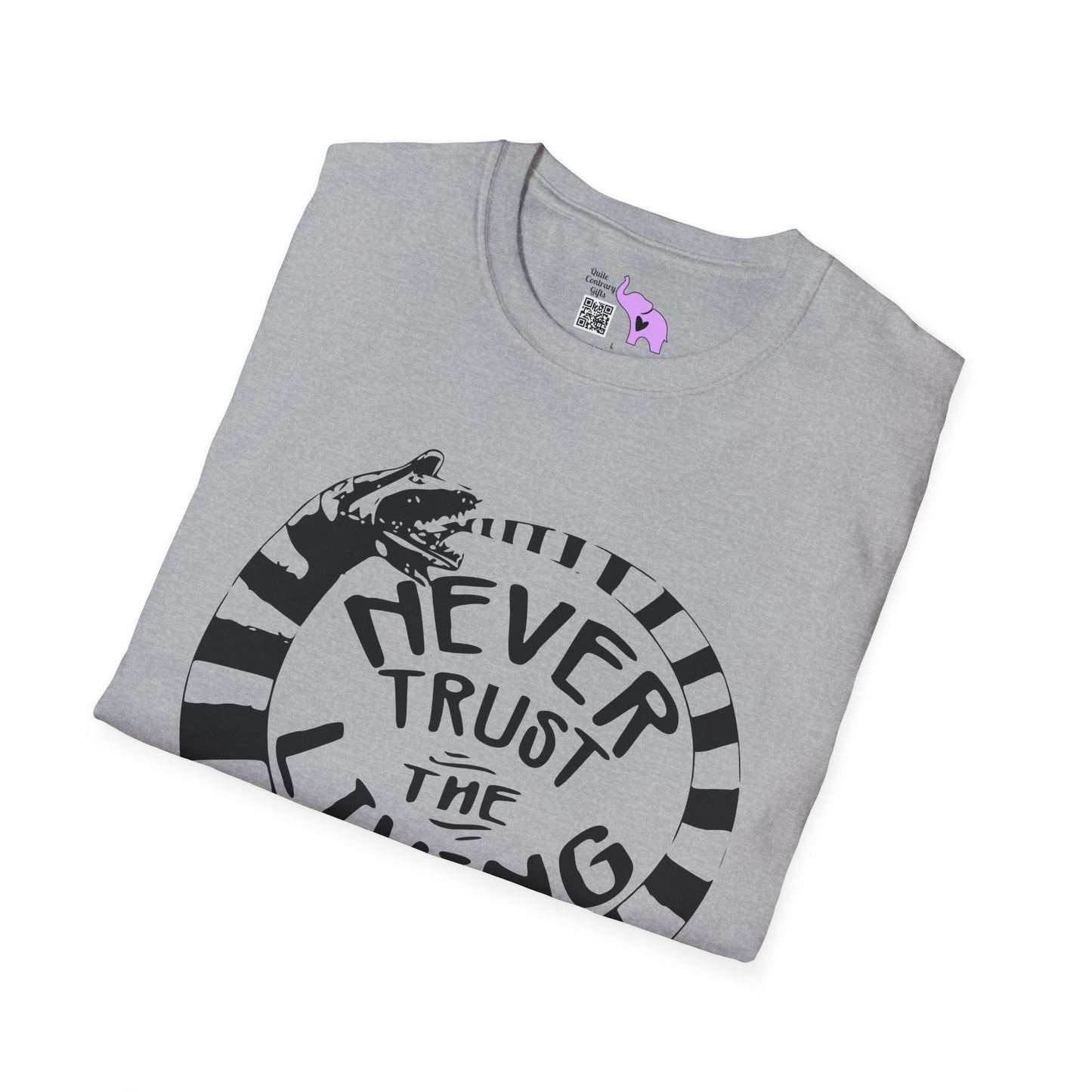 Never Trust The Living Beetlejuice Adult T-shirt