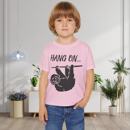 Hang On (Sloth) Heavy Cotton™ Toddler T-shirt