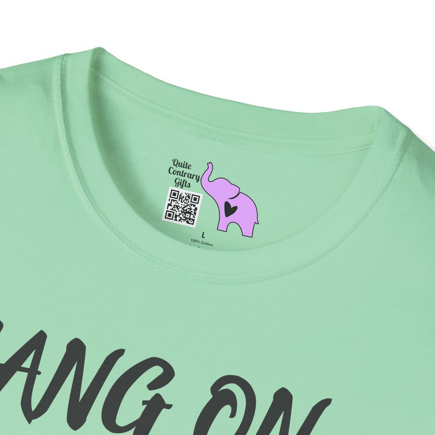 Hang On (Sloth) Adult T-shirt