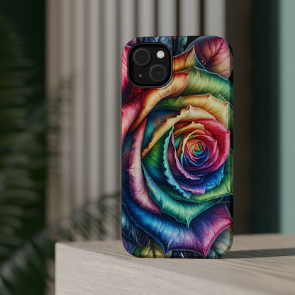 Colorful Rose MagSafe® Compatible Tough Case for iPhone