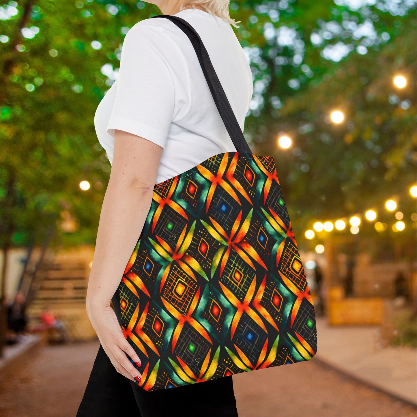 Legacy Lines Canvas Tote Bag