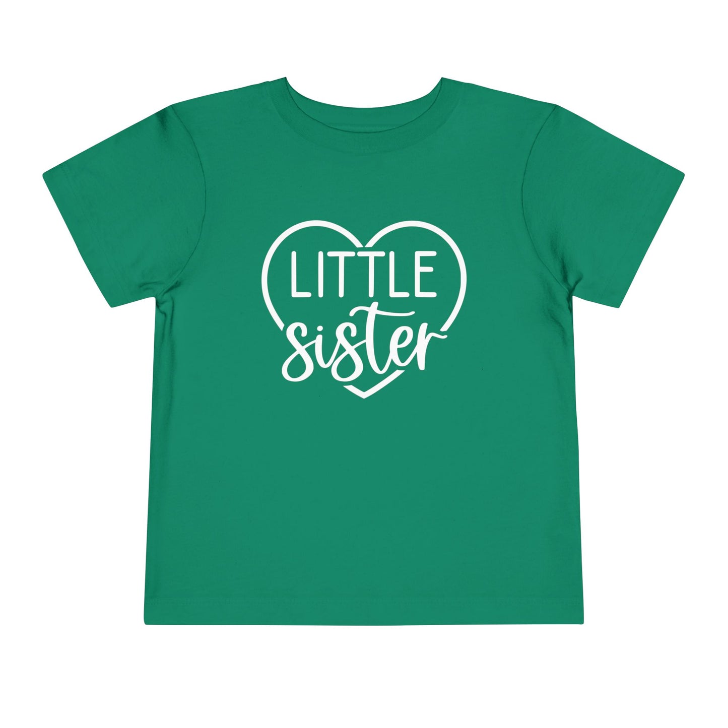 Little Sister (Heart) Toddler Tee