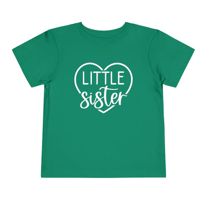 Little Sister (Heart) Toddler Tee