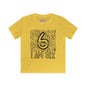 I Am Six Typography Youth Softstyle Tee