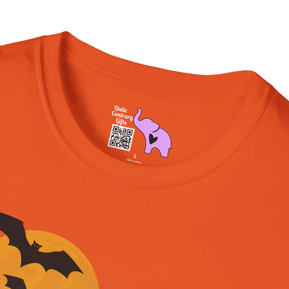 Spooky House & Graveyard Adult T-shirt