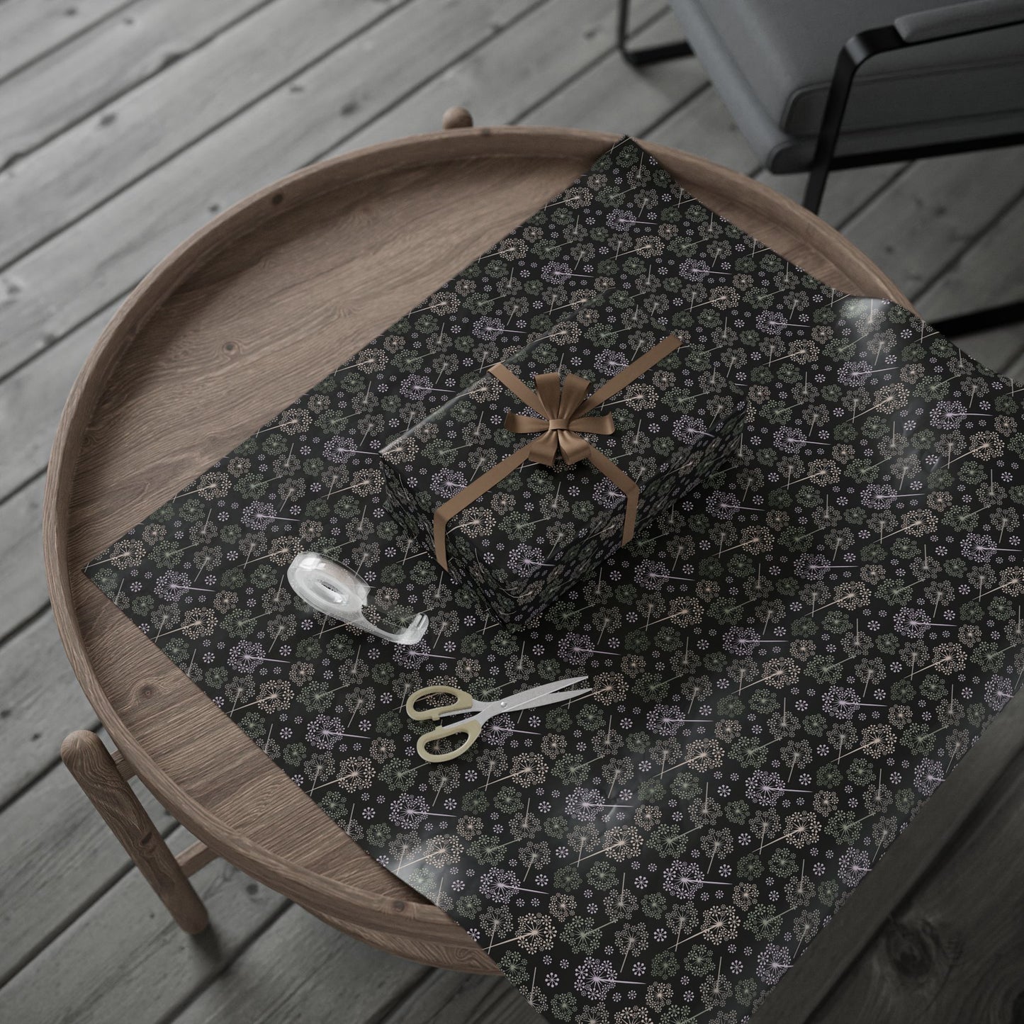 Dandelion Nightfall Wrapping Paper