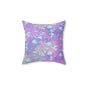 Lavender Mist Camo Throw Pillow