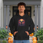 Creepy Bats Over Moon 14 Heavy Blend™ Hooded Sweatshirt