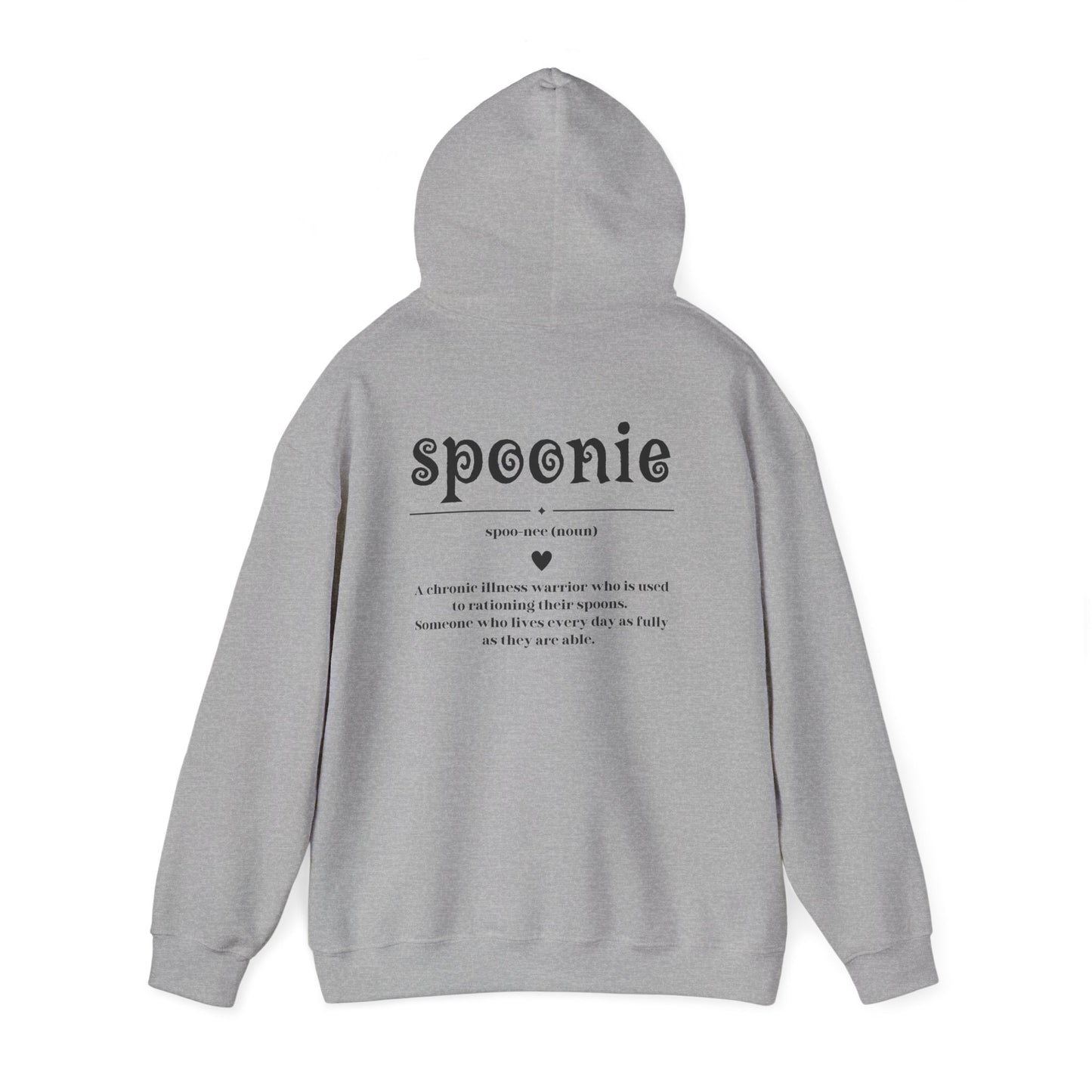 Spoonie Warrior Definition Heavy Blend™ Hooded Sweatshirt