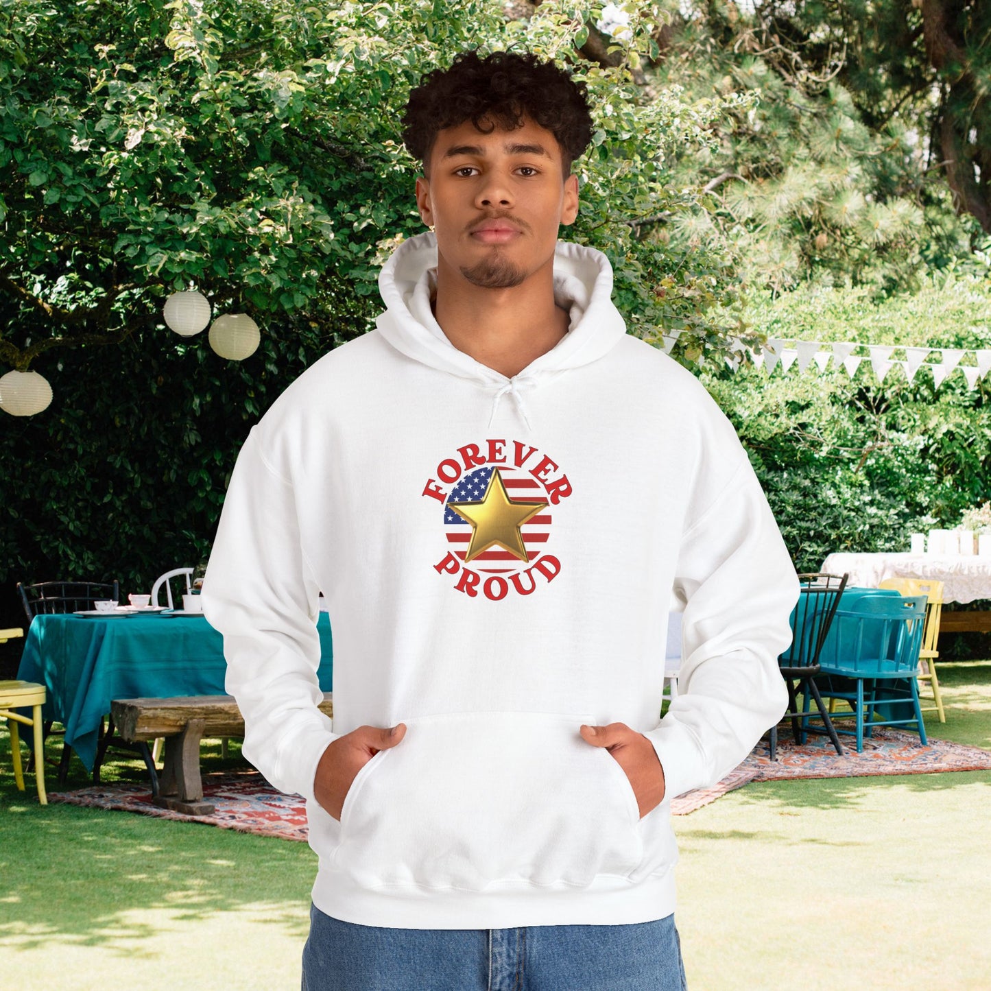 Gold Star Son Heavy Blend™ Hooded Sweatshirt