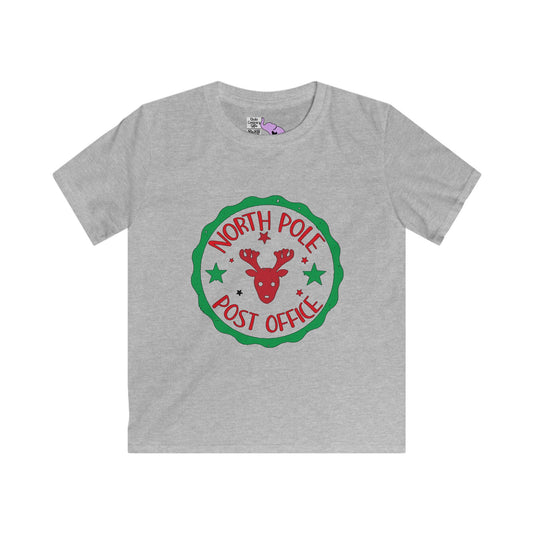 North Pole Post Office Youth Softstyle Tee