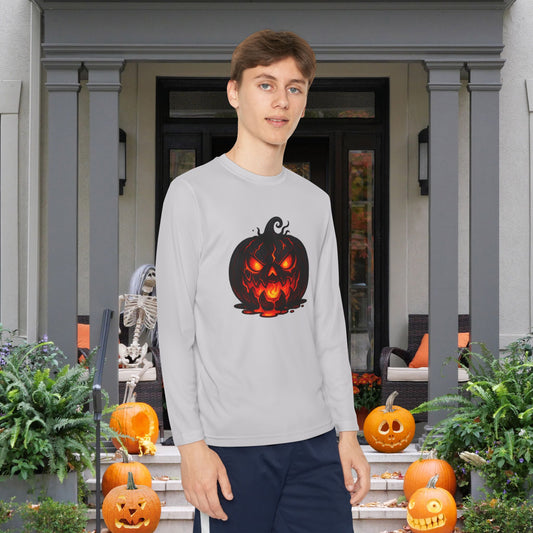 Inferno Jack-O’-Lantern Youth Long Sleeve Tee