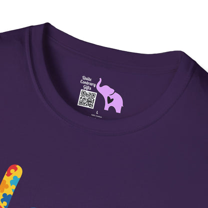 Accept Love Understand Autism Awarness Adult T-shirt