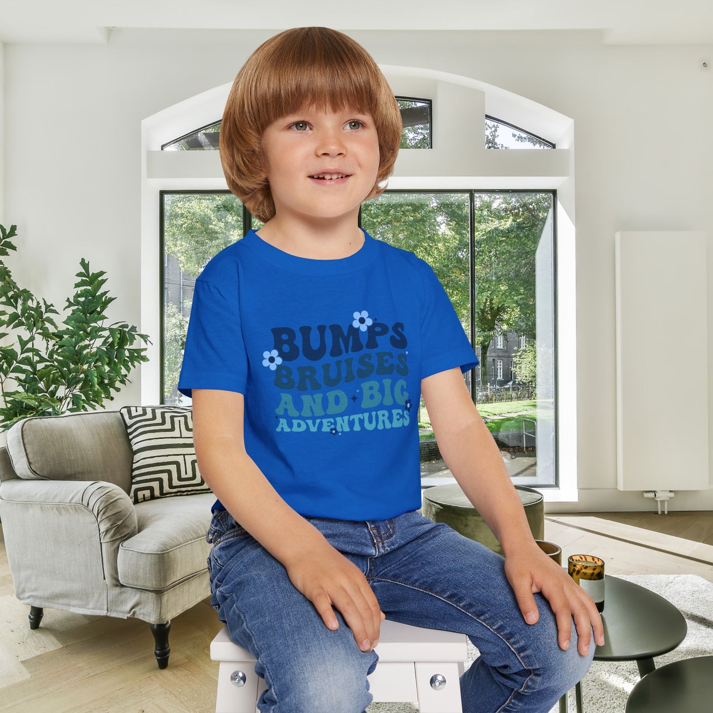 Bumps Bruises And Big Adventures Heavy Cotton™ Toddler T-shirt