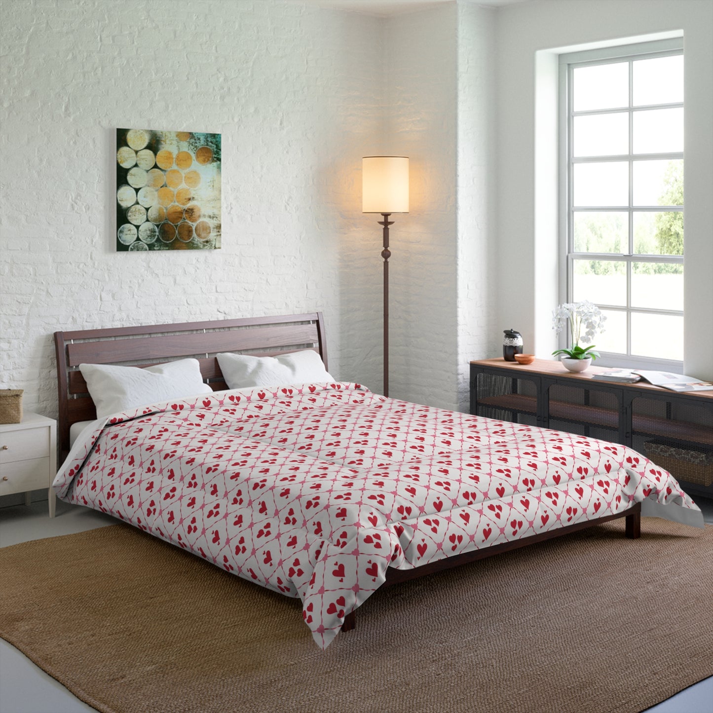 Cupid’s Lattice Basic Bedding Set