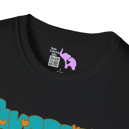 Favorite Auntie Teal/Gold Adult T-shirt