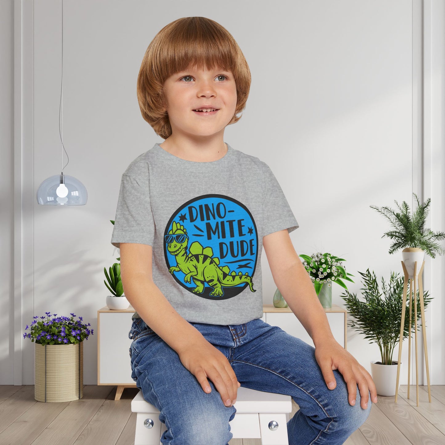Dino-Mite DudeHeavy Cotton™ Toddler T-shirt