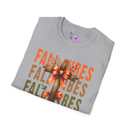 Fall Vibes (Cross) Adult T-shirt