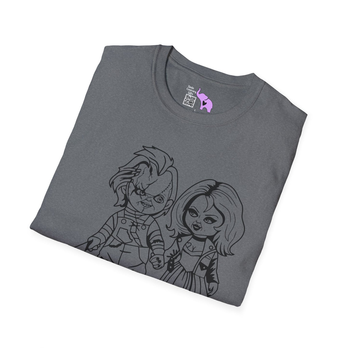Chucky with His Bride Adult T-shirt