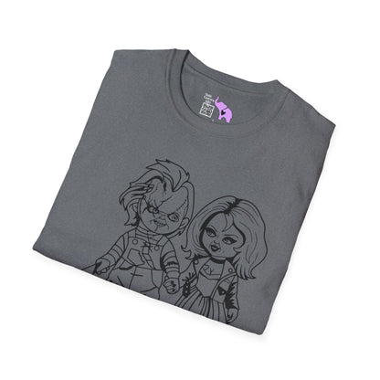 Chucky with His Bride Adult T-shirt