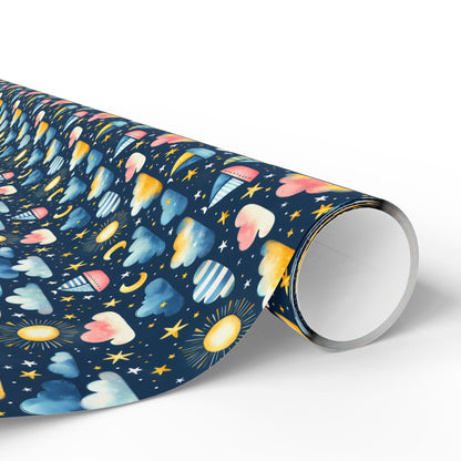 Night Sail Dreams Wrapping Paper