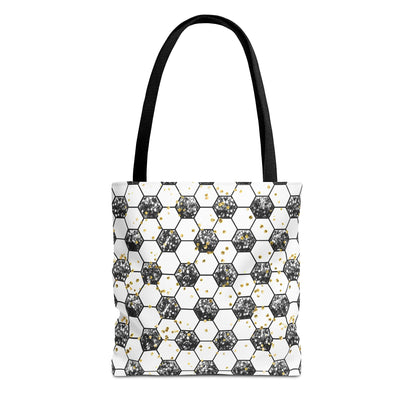 Soccer Gold Rush Canvas Tote Bag