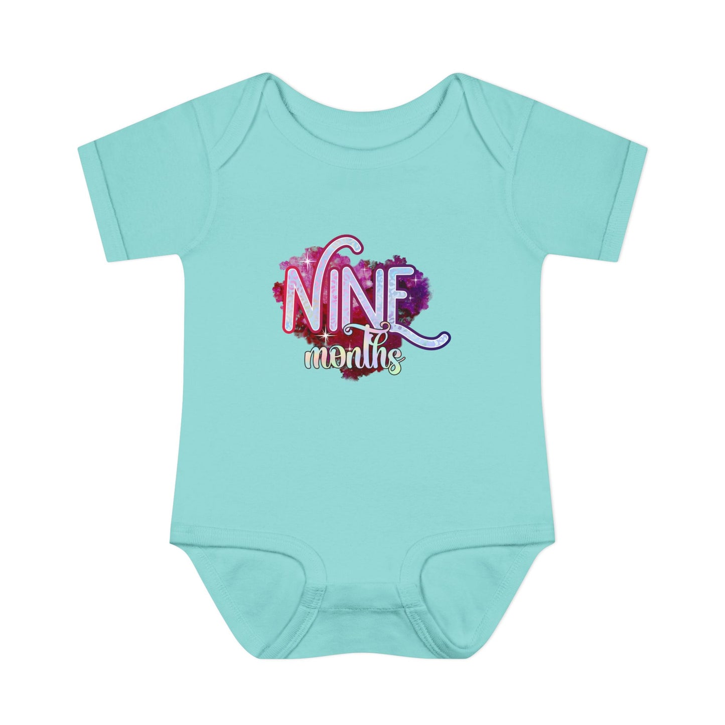 Stardust Baby Milestone Bodysuit-Nine Months