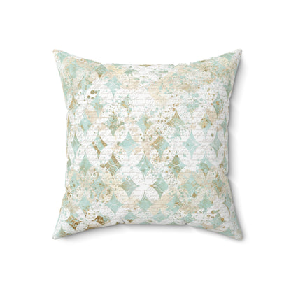Faded Correspondence Throw Pillow