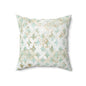 Faded Correspondence Throw Pillow