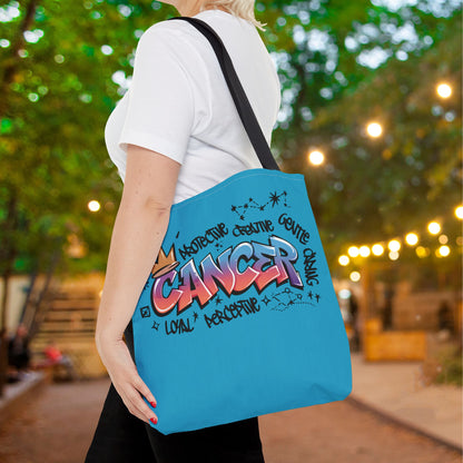 Cancer Street Art Canvas Tote Bag