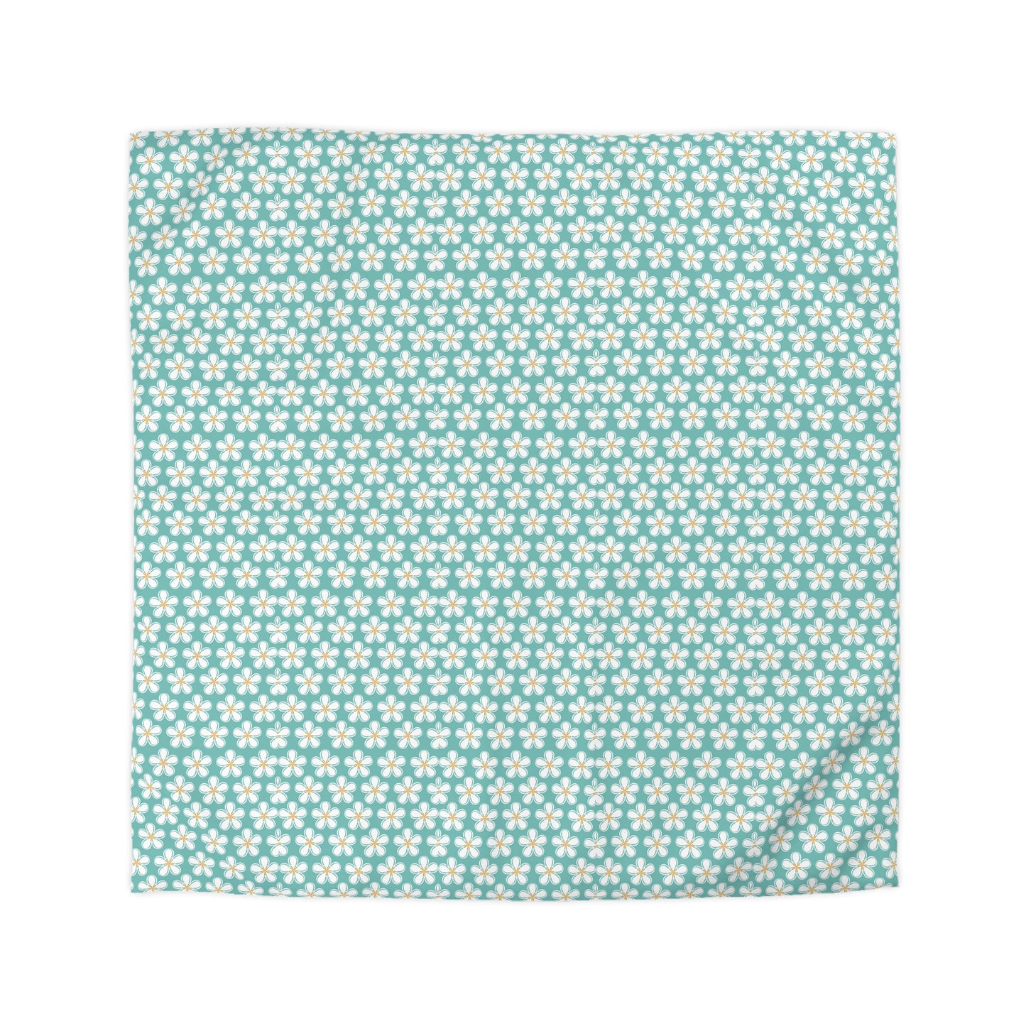 Tealberry Blooms Microfiber Duvet Cover
