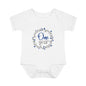 Blue Milestone Wreath Onesie-One Year