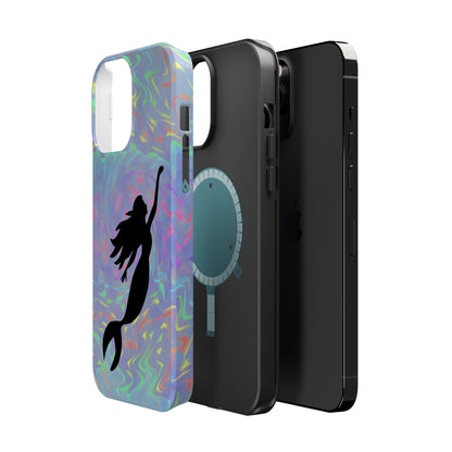 Mermaid Silhouette MagSafe® Compatible Tough Case for iPhone