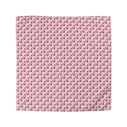 Siamese Charm – Pink Whisper Microfiber Duvet Cover