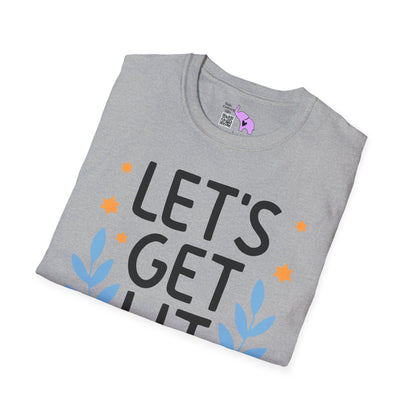 Hanukkah Let's Get Lit Adult T-shirt