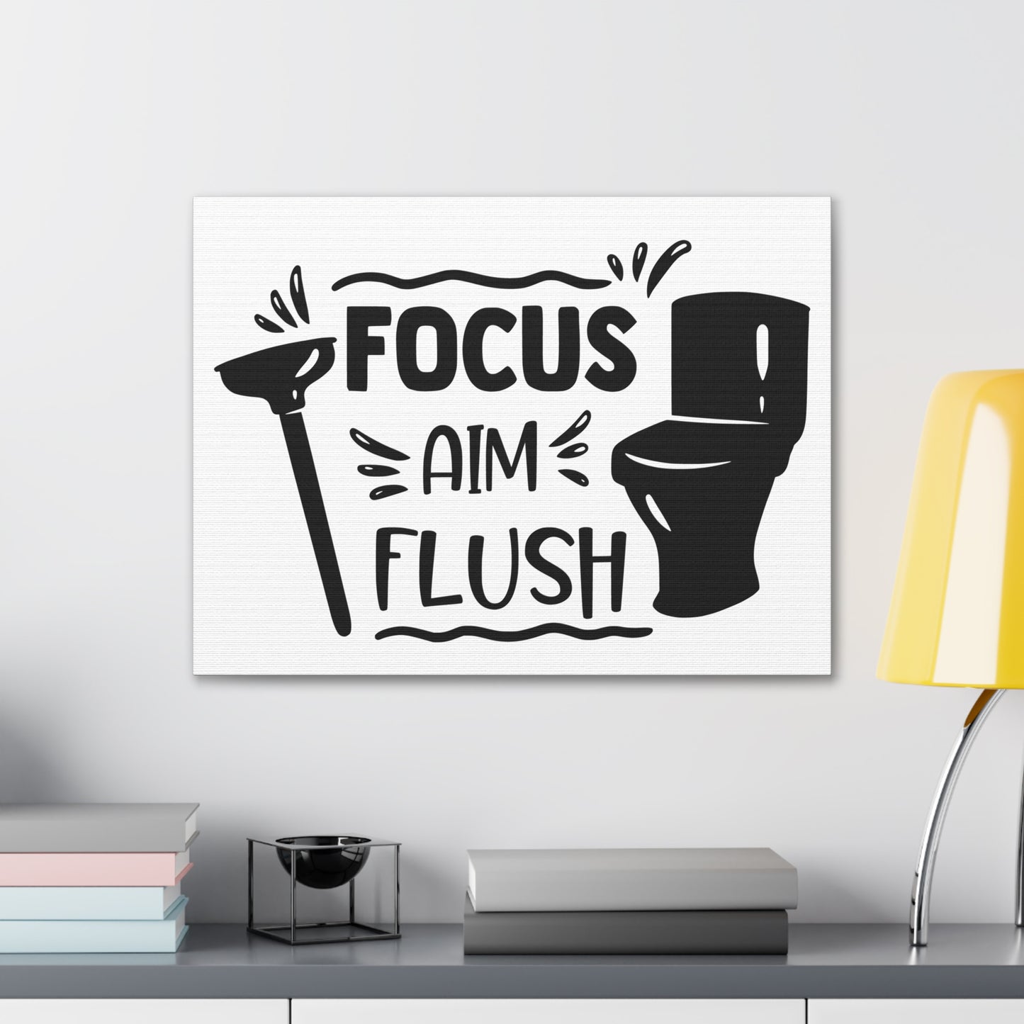 Focus Aim Flush Canvas Horizontal Wraps w/o Frame